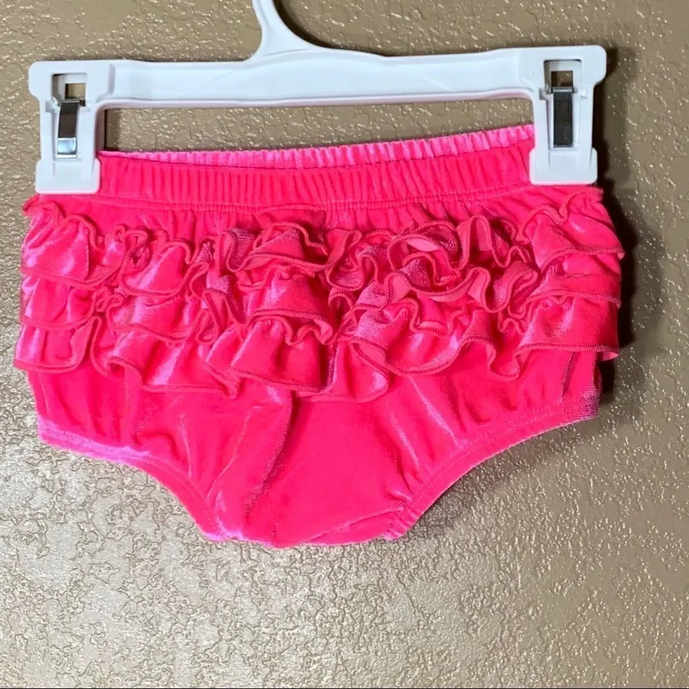 Cat & Jack baby girl pink velvet bloomers‎
